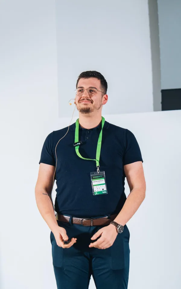 Brian Ortega, especialista en inteligencia artificial aplicada a empresas, en Lleida